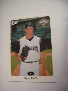 1996 RYAN DUFFY LETHBRIDGE BLACK DIAMONDS BASEBALL CARD FREE CAN SHIPPING