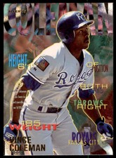 1995 Fleer Vince Coleman Kansas City Royals #154