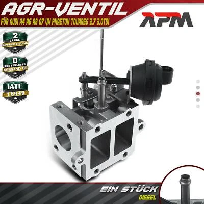 Válvula de control válvula AGR para Audi A4 A6 A8 Q7 VW Phaeton Touareg 2.7 3.0TDI - Imagen 1 de 4