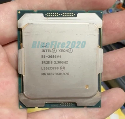 Intel Xeon E5-2686 V4 LGA 2011-3 Server CPU Processor 2.3GHz 18-Core 36T SR2K8 - Image 1 of 4