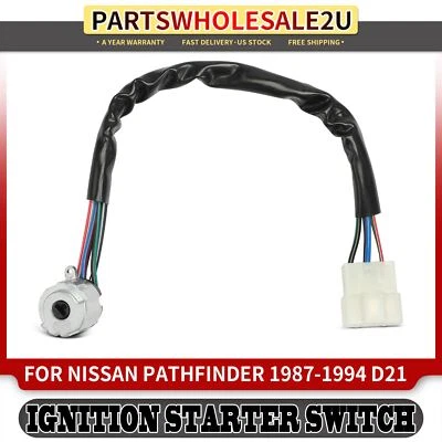 New Ignition Starter Switch for Nissan 240SX 1989-1994 720 D21 Pathfinder Pickup - Image 1 of 4