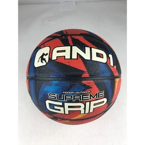 AND 1 Supreme Grip Indoor Outdoor Basketball rot blau schwarz Größe offiziell 29,5" - Bild 1 von 6