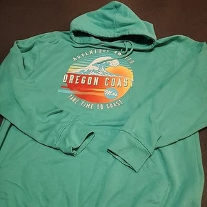 Oregon Coast Adventure Awaits Souvenir Hoodie Sweatshirt Women's Sz Medium - Picture 1 of 6