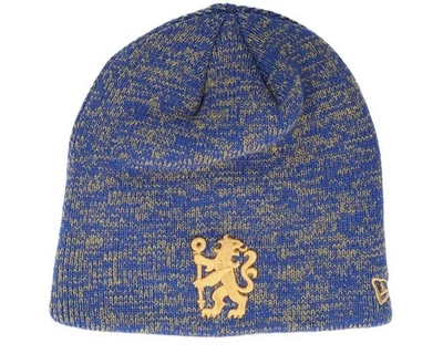 New Era Chelsea Marl Beanie / Navy Gold / RRP £28