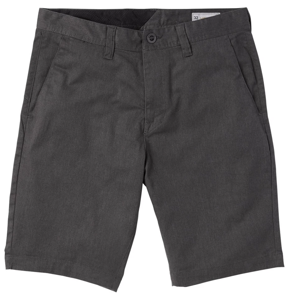 Volcom Frickin Modern 21" Stretch Walk Shorts - Charcoal Heather - New - Image 1 of 2