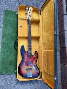Vintage Schecter California Classic Jazz Bass Electric Bass With Hard Case Rare - Picture 1 of 12