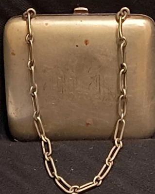 Antiguo monedero de baile alemán de plata para damas porta billetes compacto HHCCO 1920 Foto 1 de 4