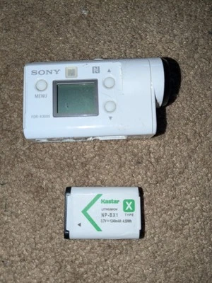 SONY FDR-X3000 Sports and Action Camera - White - Image 1 of 4