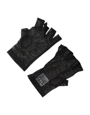 Guantes para mujer Dolce & Gabbana negros de nailon sin dedos Foto 1 de 3