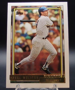 1992 Topps Gold Winner #600 Paul Molitor NM - Bild 1 von 2