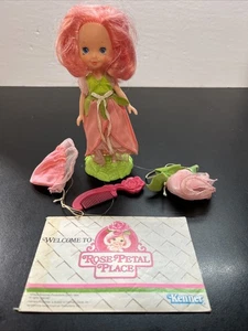 Vintage Rose Petal Place Herself 6" Mädchen Puppe 1984 rosa Outfit Kleid Kenner R5 - Bild 1 von 10