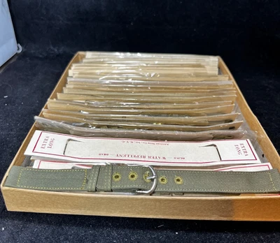 Reloj Pulsera Militar de EE. UU. EXCEDENTE Segunda Guerra Mundial Nunca Emitido Banda XL 16mm 5/8" SIN REPRO B1FL Foto 1 de 3