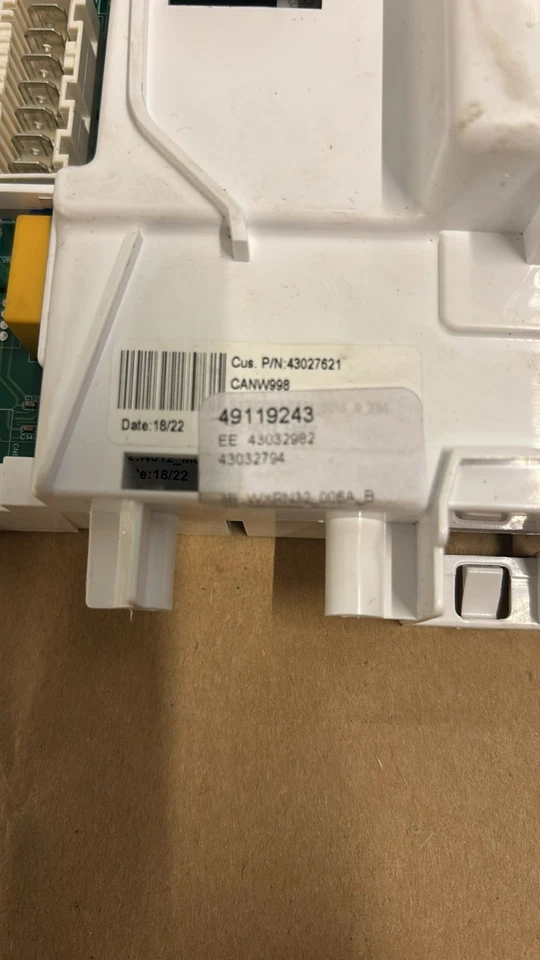 Candy/Hoover 49119243 modulo di controllo - modulo programmi lavatrice - Immagine 1 di 2
