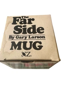 Taza Far Side SOLO EN CAJA Life Among The Clover 1990 De colección Hecha en Taiwán - Imagen 1 de 7