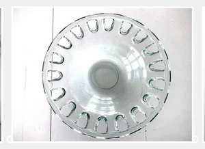 Vintage Antik Obstschale Partyschale Spanische Durchgebrochene Glasschale 1970 - Bild 1 von 1