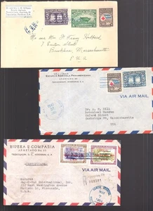 Honduras 1947-1960 Gruppe von 7 Hüllen nach USA - Bild 1 von 2