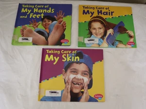 Keeping Healthy: Taking Care of My Hair - Hands & Feet - Skin Hardcover Lot of 3 - Imagen 1 de 5