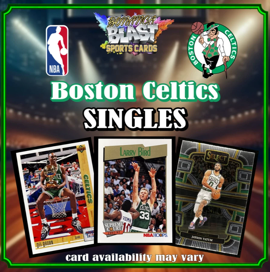 BOSTON CELTICS SINGLES ~ Multiple Players, Multiple Years ~ Volume Discounts! - Image 1 of 1