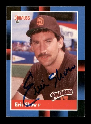 Eric Show Autographed Signed 1988 Donruss Card #387 San Diego Padres - Image 1 of 2