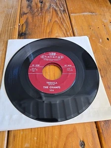 The Champs • Tequila / Train To Nowhere • Challenge Records • 45 Record - Picture 1 of 2