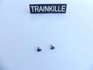 HORNBY HO ANNEE 70 / 2 TAMPONS NOIRS POUR LOCOMOTIVE BB 12061 - Foto 1 di 1