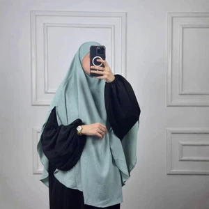 Overhead Khimar Hijab Scarf Women Muslim Turban Shawls Islamic Prayer Headscarf - Picture 1 of 15