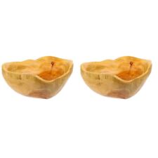  2 Pack Cookie Decorating Jewelry Tray Wood Carving Fruit Plate Dessert