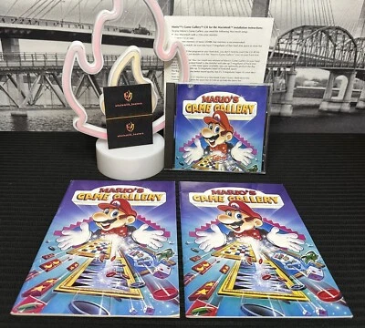⭐️RARE⭐️ MARIO’S GAME GALLERY - 🕹️⌨️ PC & MAC CD-ROM w/ Manuals+, 90s Vintage - Image 1 of 4