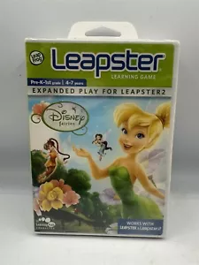 NEW SEALED LEAP FROG LEAPSTER DISNEY FAIRIES PRE-K-1ST GRADE LEARNING GAME - Picture 1 of 2
