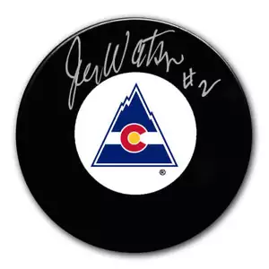 Joe Watson Colorado Rockies Autographed Puck - Picture 1 of 1