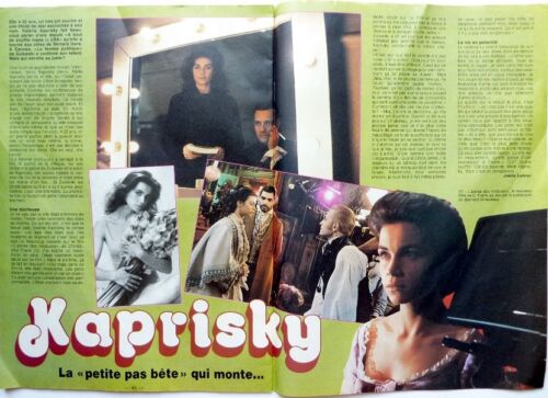 VALERIE KAPRISKY => Coupure de presse 1984 !!! // FRENCH CLIPPING