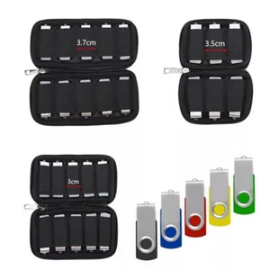 USB-Flash-Laufwerkhalter Aufbewahrungstasche Memory Stick U Disk Organizer - Afbeelding 1 van 13