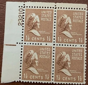 Estampillas de Estados Unidos Catálogo Scott #805 ¡Bloque numerado de cuatro!  ¡Envío bajo! - Imagen 1 de 1