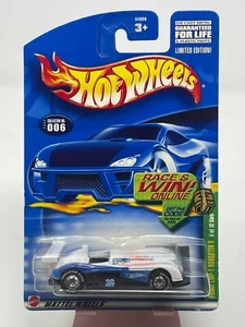 2001 Hot Wheels Treasure Hunt Panoz LMP-1 Roadster S 6/10 White - Picture 1 of 6