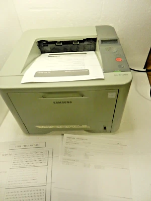 Samsung ML-3712ND Workgroup Laser Printer  - WORKING BUT NEEDS CLEANING/DRUM - Image 1 of 4