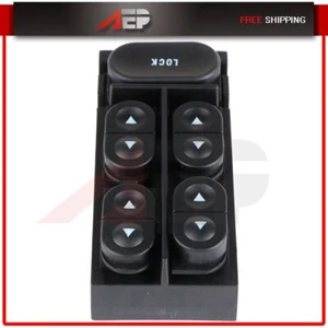 Interruptor de ventana eléctrica delantero izquierdo para Ford F-350 1994-97 4 puertas Mercury Topaz 88-94 - Imagen 1 de 8