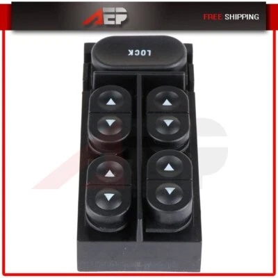 For Ford F-350 1994-97 4 Door Mercury Topaz 88-94 Power Window Switch Front Left - Image 1 of 4