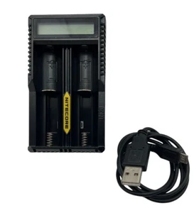 NITECORE UM20 Cargador Inteligente USB Digi LCD Li-ion IMR Batería Caja Abierta Sin Caja - Imagen 1 de 5