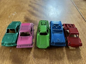 Vintage Tootsietoy Metall Auto Lot Sportwagen Rabbit Made USA Autos Die Cast - Bild 1 von 6