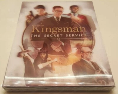 *CHIPS* The Kingsman Lenticular STEELBOOK Kimchi Dvd Kimchidvd (Bluray Korea) - Image 1 of 4