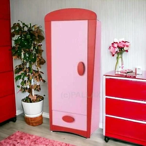 IKEA MAMMUT KLEIDERSCHRANK ROSA ROT KINDER-KLEIDERSCHRANK KINDERZIMMER - Bild 1 von 1