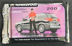 RARE 2002 Tiger Woods Buick Rendezvous Collector Cards - Unopened Sealed Pack