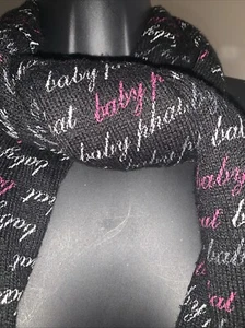 Baby Phat Schal mit Monogramm und Logo Y2K schwarz - Bild 1 von 5