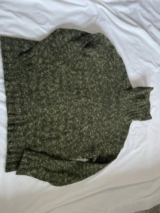 Vintage Jones New York Mohair Blend Mock Neck Sweater Plus Sz. 1X Green - Picture 1 of 15