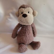 Jellycat Brown Tan Bashful Monkey Small 8" Stuffed Animal Plush Toy