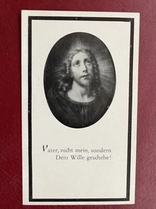 Tarjeta de oración santa funeral de muerte alemana de colección 1951 - Imagen 1 de 2