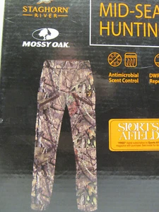 Hunting Pants XXL Mossy Oak by Staghorn River Weatherproof Mid Season New w/tags - Picture 1 of 6
