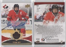 2016 Team Canada Juniors Men's Gold Spectrum /199 Tyson Jost #131 Patch Auto