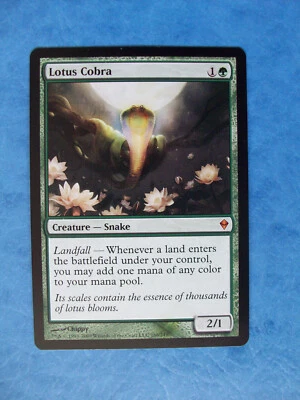 MTG Magic the Gathering LOTUS COBRA ZENDIKAR NM (b) ACTUAL PICTURES - Image 1 of 2