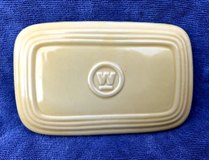 Westinghouse Refrigerator Leftover Box Yellow Daffodil LID 7.25" Hall China Vtg - Picture 1 of 7